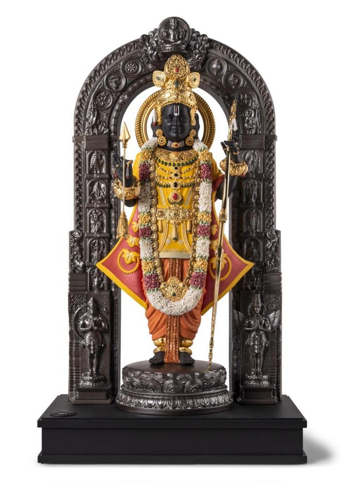 Lord Ram Lalla by Dr. Arun Yogiraj Sculpture. Limited Edition in Lladró