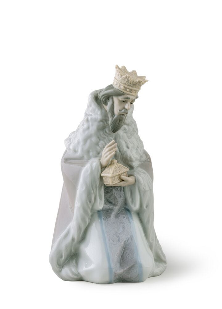 King Gaspar Nativity Figurine-II in Lladró