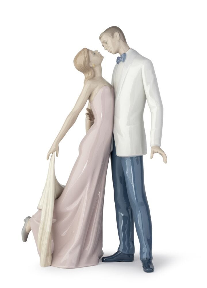 Happy Anniversary Couple Figurine in Lladró