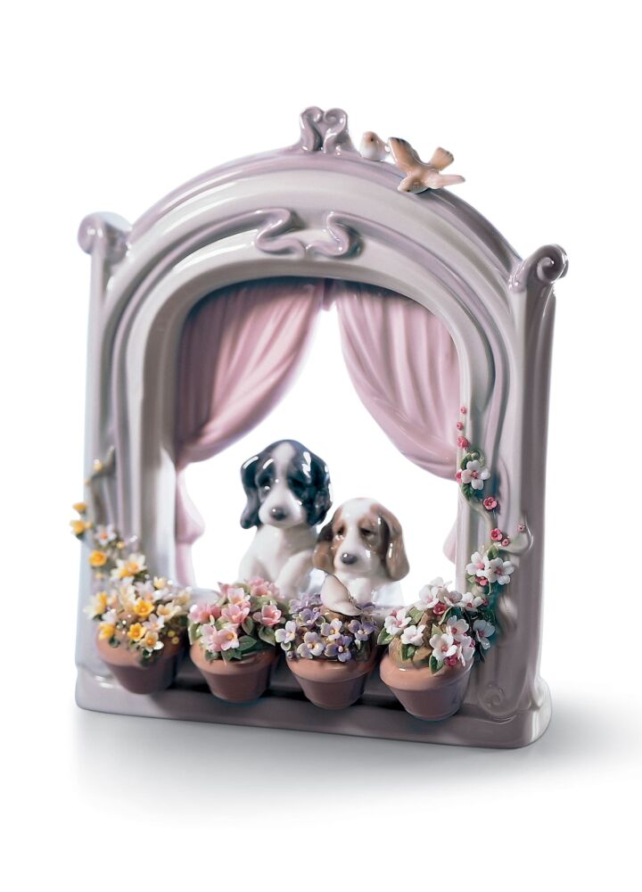 Please Come Home Dogs Figurine in Lladró