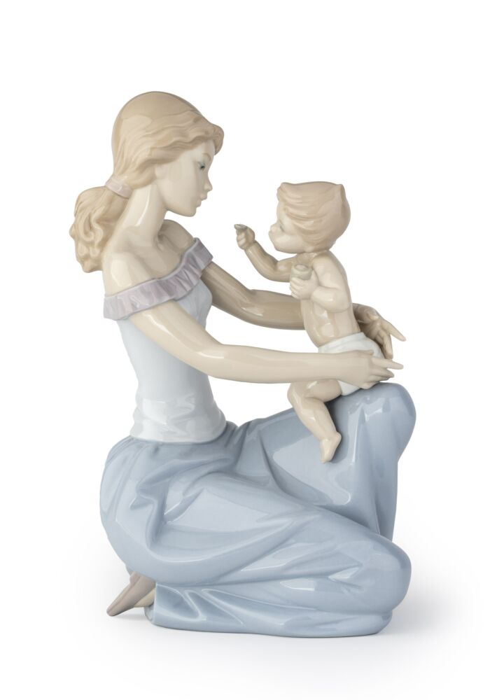 Figura madre Una para ti, otra para mí en Lladró