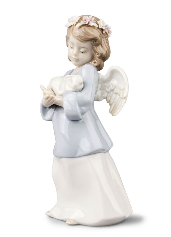 Heavenly Love Angel Figurine in Lladró