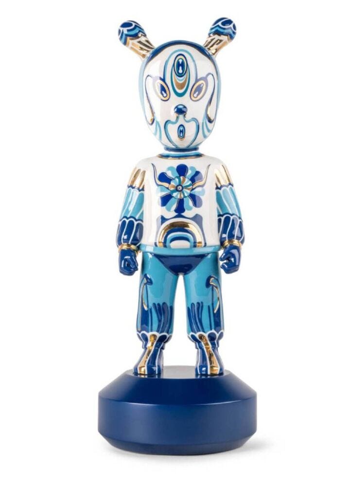 The Guest by Kzeng Jiang – Big Sculpture. Limited Edition in Lladró