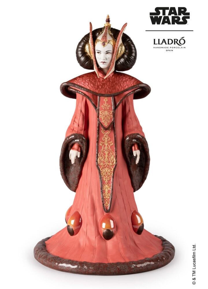 Queen Amidala™ in the Throne Room Sculpture. Limited Edition in Lladró