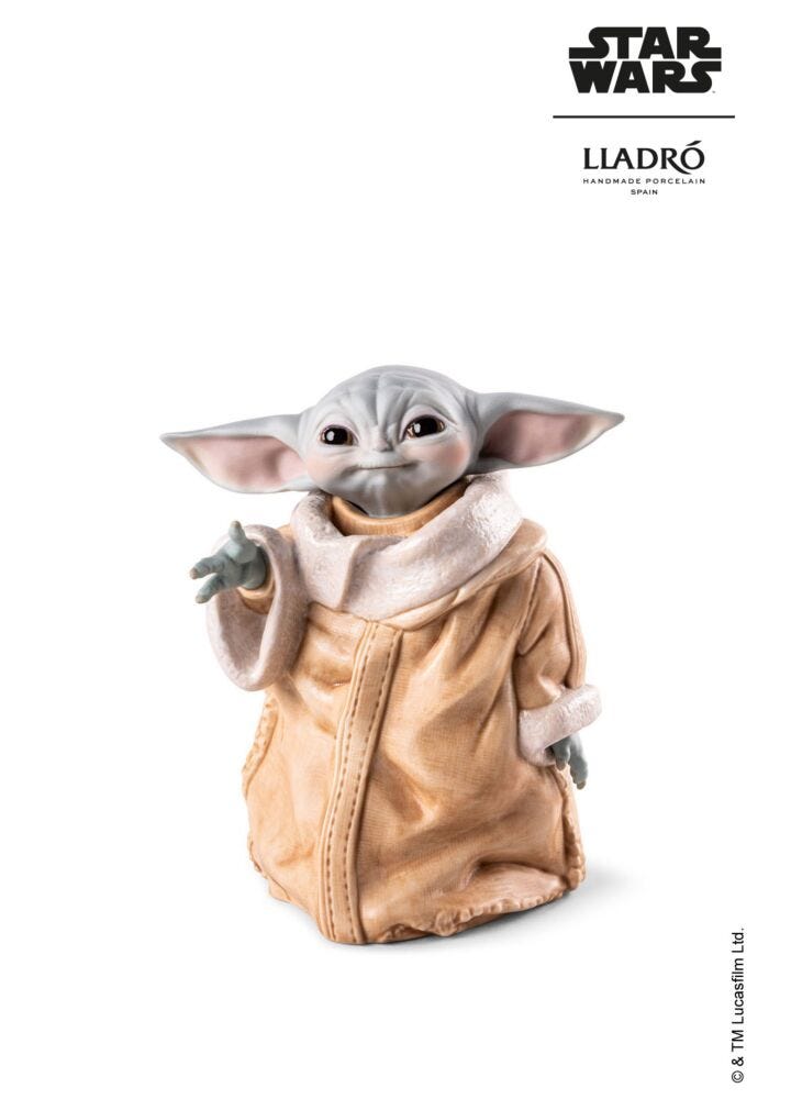 Grogu™ Sculpture in Lladró