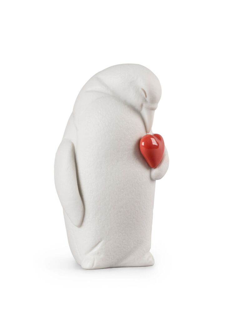 Colby-Protective Penguin Figurine in Lladró