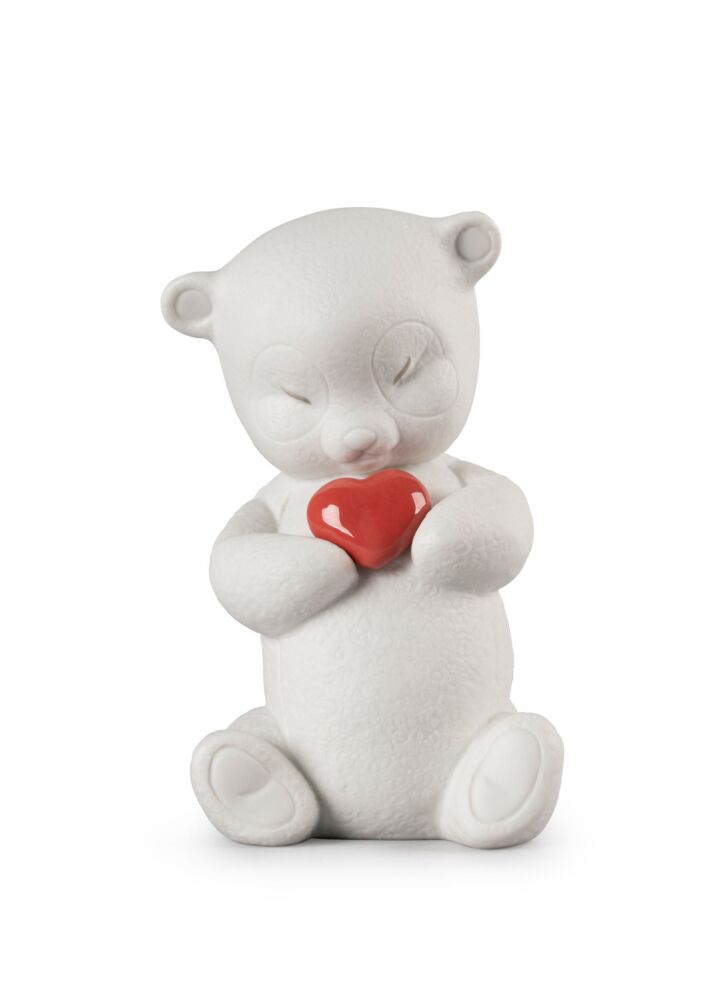 Roby-Corageous Bear Figurine in Lladró