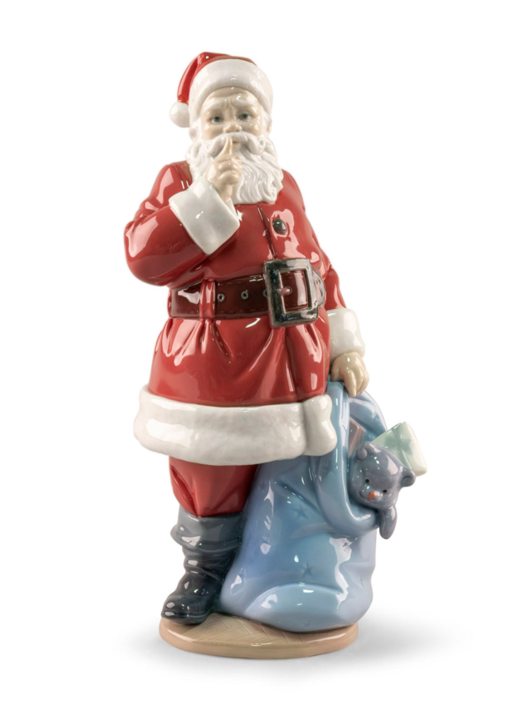Santa is here Sculpture in Lladró