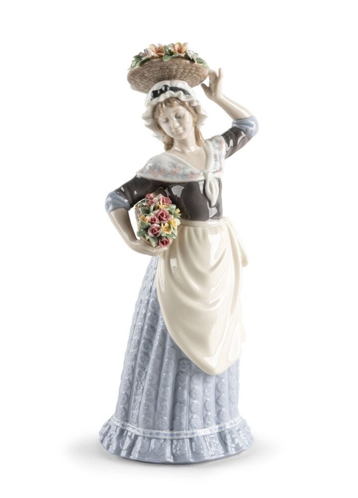 Escultura Cosecha floral en Lladró