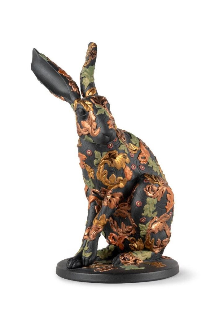 Forest Hare Sculpture. Limited Edition in Lladró