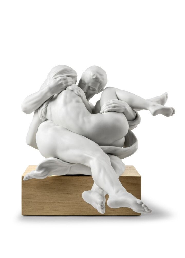 Together couple Sculpture in Lladró