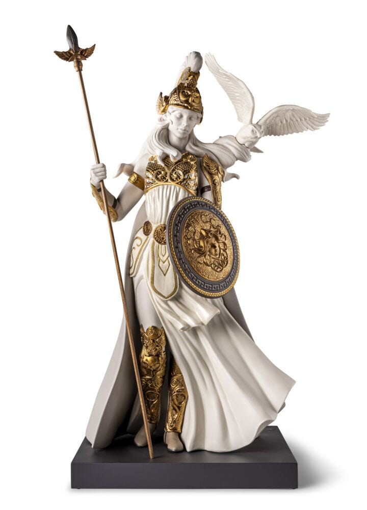 Athena Sculpture in Lladró