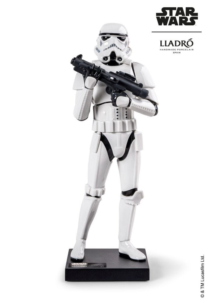 Escultura Stormtrooper™ (version 2). Serie Limitada en Lladró