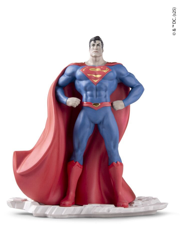 Superman Sculpture. Limited Edition in Lladró