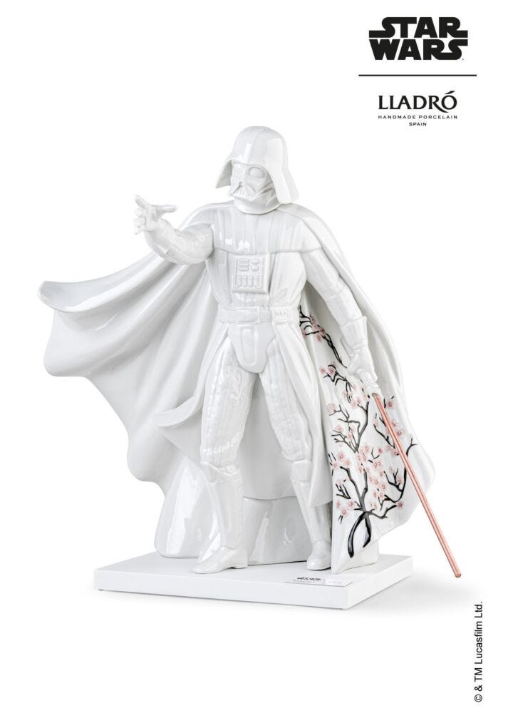 Darth Vader™ (Cherry Blossom Edition) Sculpture. Limited Edition in Lladró