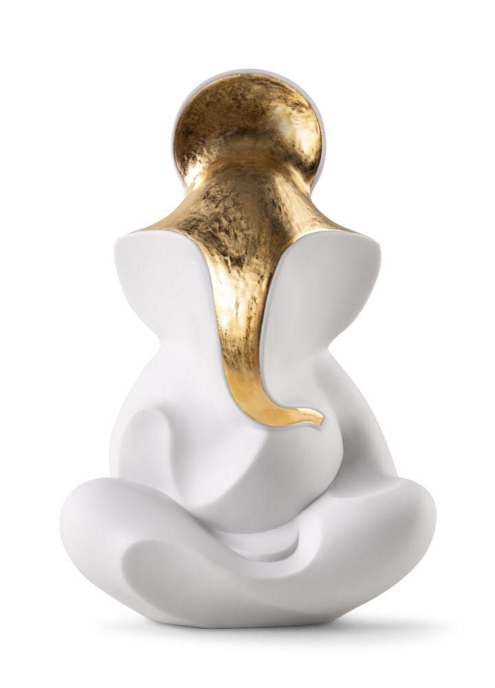 Lord Ganesha – Eternal Light Sculpture in Lladró
