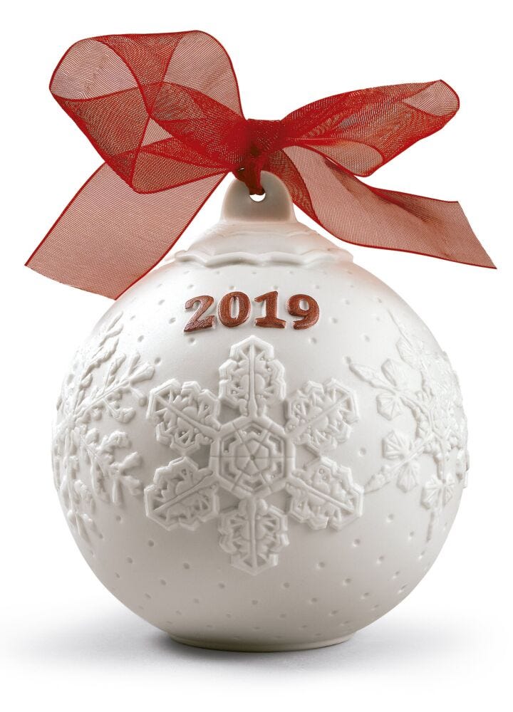 Bola Navidad 2019. Rojo en Lladró