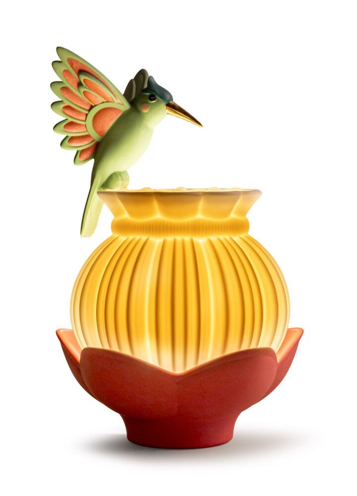 Utopical wireless lamp in Lladró
