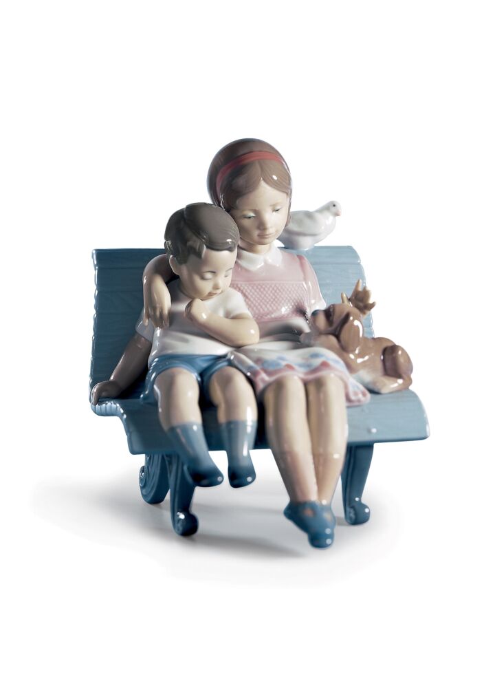 Surrounded By Love Children Figurine in Lladró