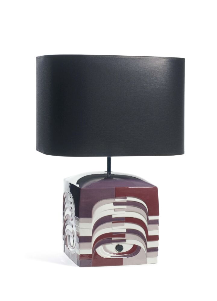 Estratos - Small lamp -burgundy (US) in Lladró