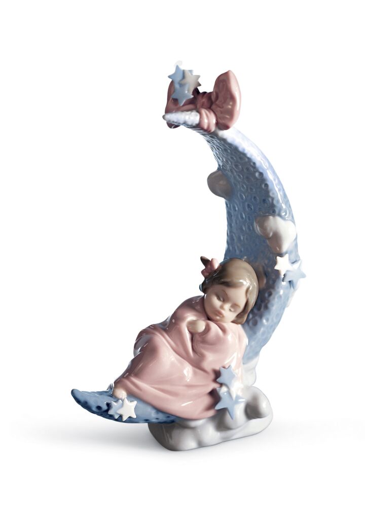 Heavens' LullaBy Girl Figurine in Lladró