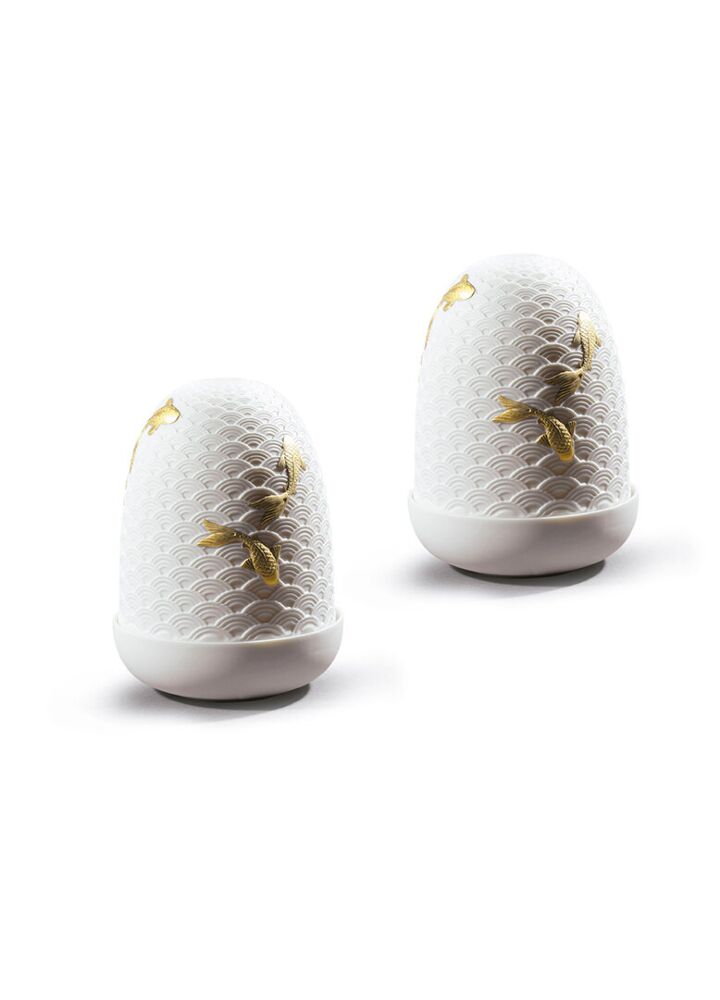 Koi Dome Lamp Set in Lladró