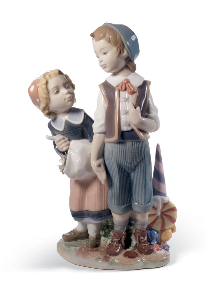 Hansel and Gretel Figurine in Lladró