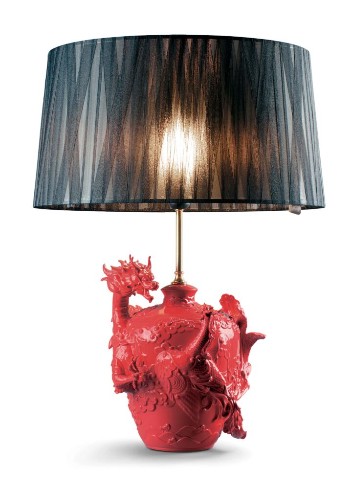 Dragon and Phoenix Table Lamp (UK) in Lladró