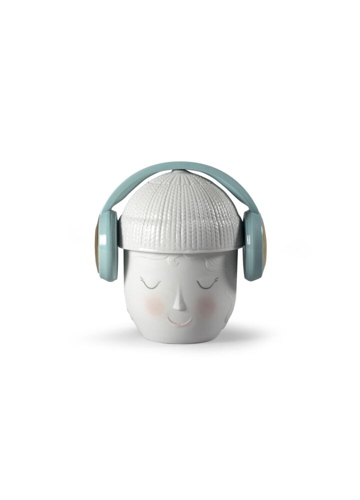 Lane Headphones Box. Green in Lladró