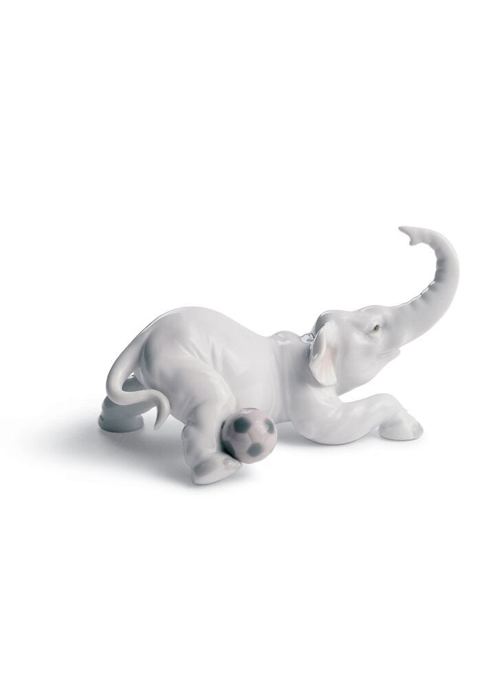 Elephant Goal Figurine in Lladró