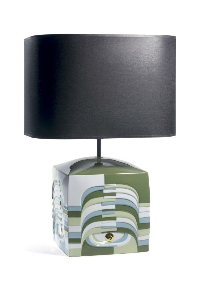 Estratos - Small lamp -green (UK) in Lladró