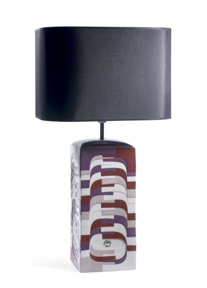 Estratos - Large lamp -burgundy (UK) in Lladró