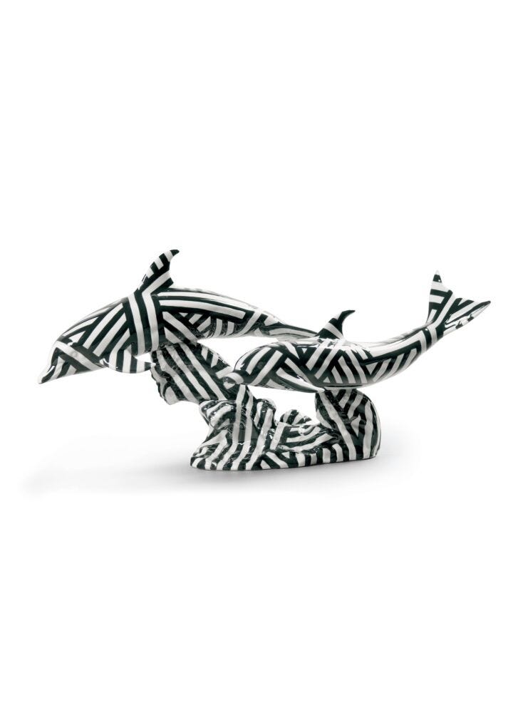 Dolphins' Dance Figurine. Dazzle in Lladró