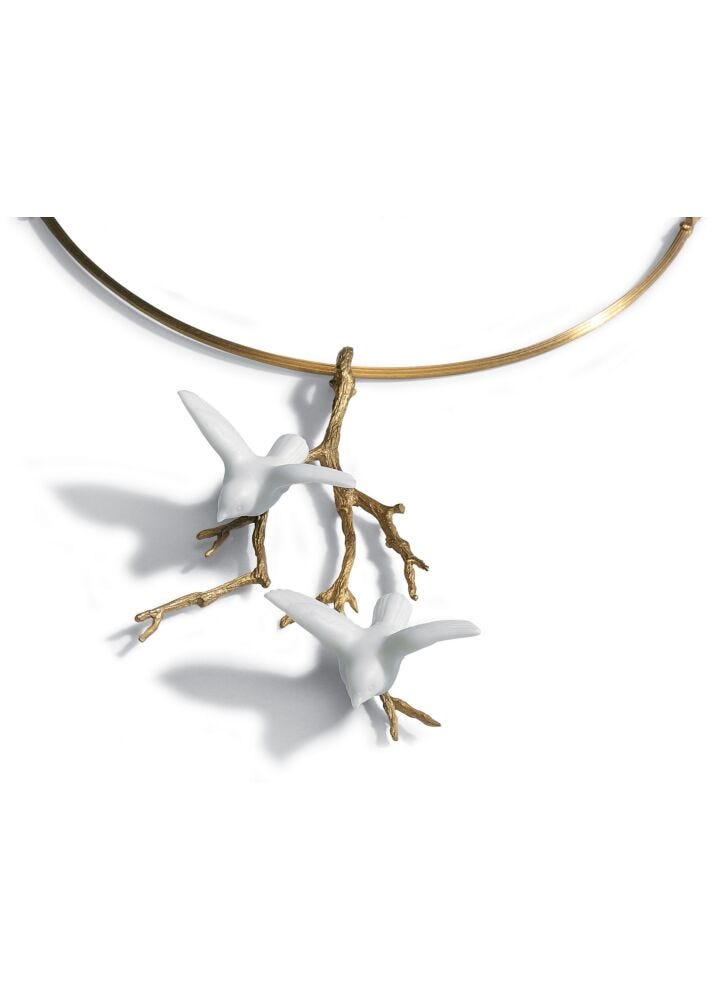 Magic Forest Necklace with Pendant in Lladró