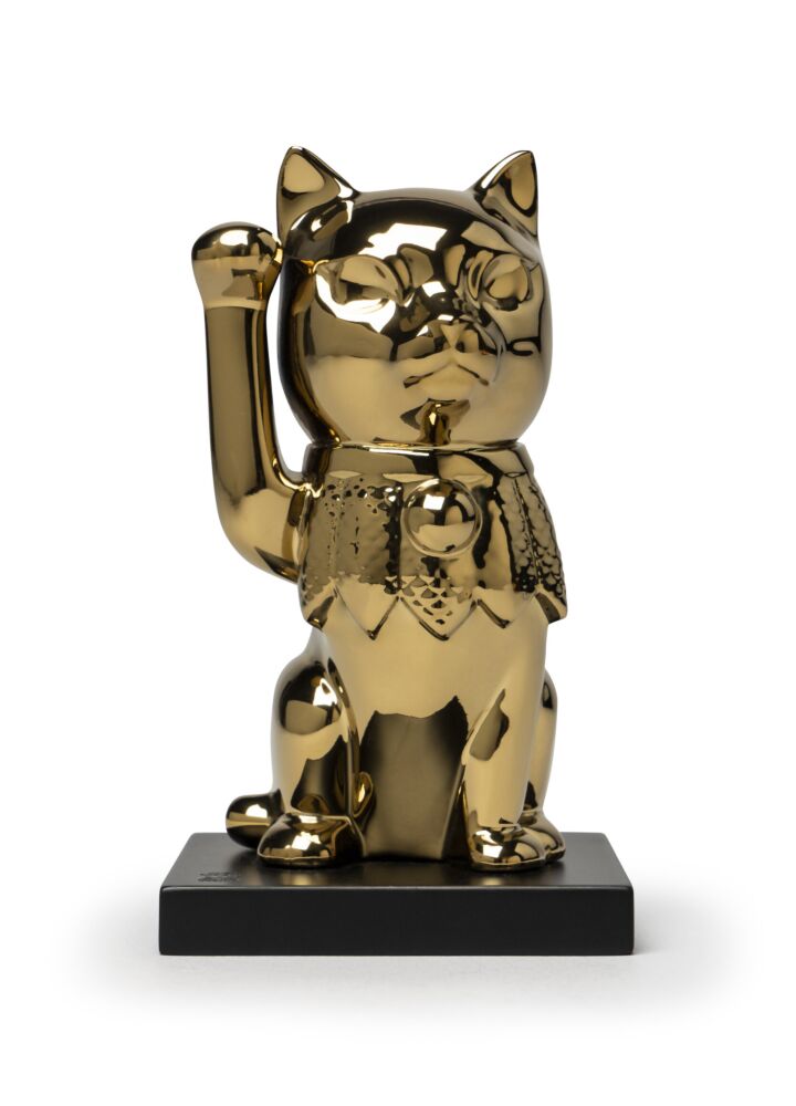 Maneki Neko(Gold) in Lladró