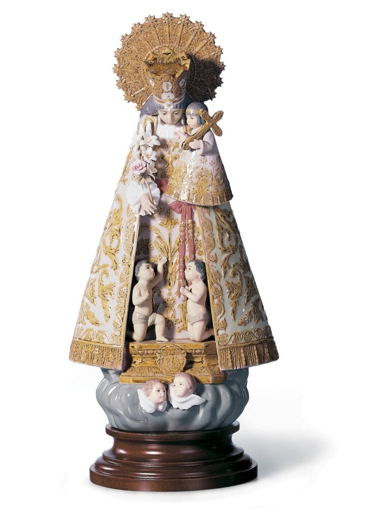 Figura Virgen de los Desamparados. Serie numerada en Lladró