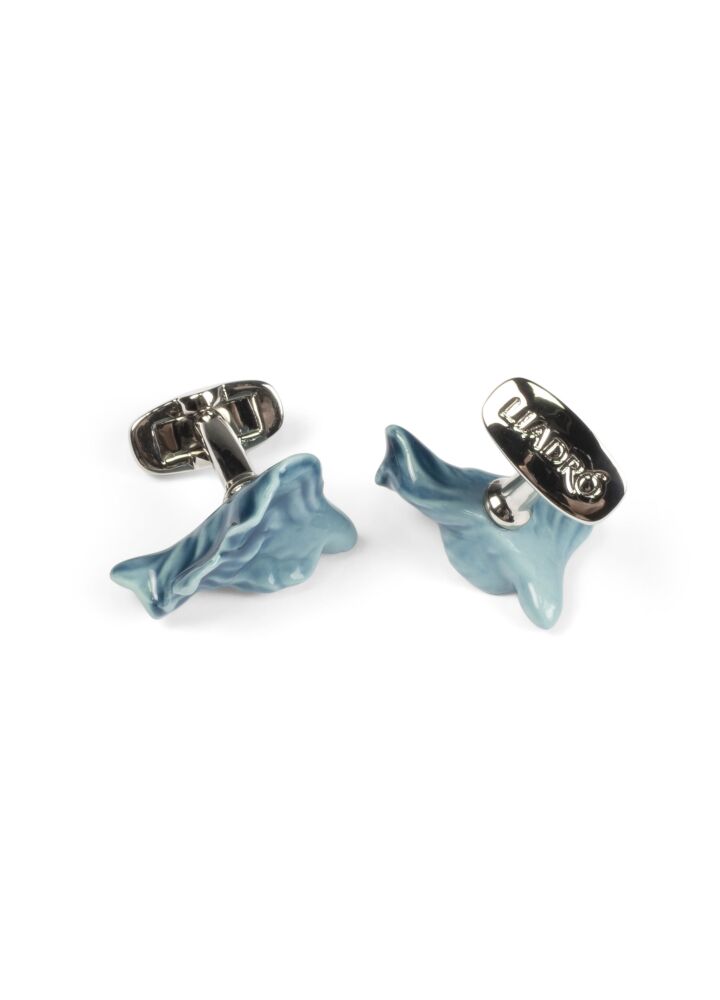 Aquarium Cufflinks in Lladró
