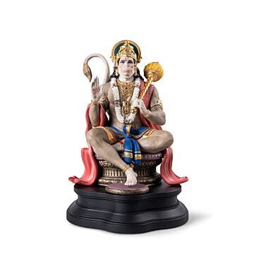 Lord Hanuman Sculpture. Limited Edition in Lladró