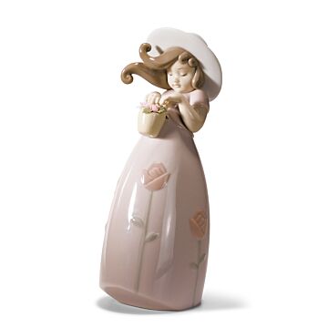 Little Rose Girl Figurine in Lladró