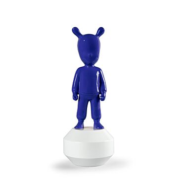 The indigo blue Guest Sculpture. Small model in Lladró