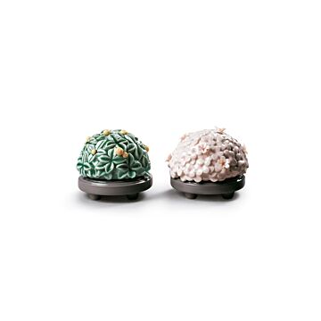 Figurina Vasi di fiori giapponesi. Arancio e ciliegio in Lladró