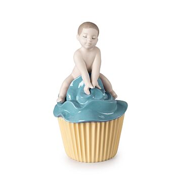Figurina bimbo Il mio dolce cupcake in Lladró
