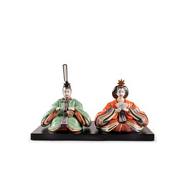 雛人形(Green & Orange) in Lladró