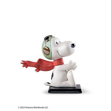 Snoopy™ Flying Ace Figurine in Lladró