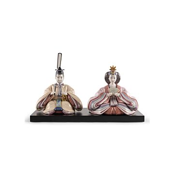 Figurina Hina Dolls. Beige e rosa in Lladró