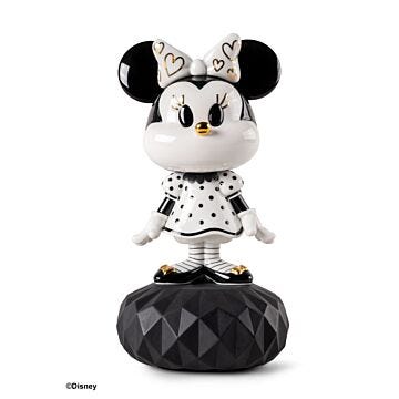 Minnie in black and white Sculpture in Lladró