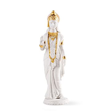 Sita Sculpture. Golden Luster in Lladró