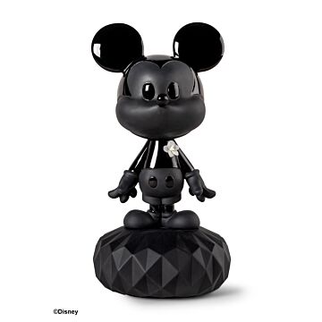 Escultura Mickey Total Black en Lladró