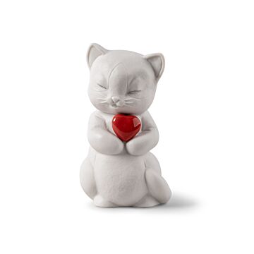 Whiskers-Playful kitten Figurine in Lladró