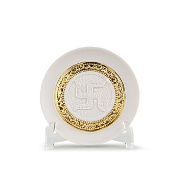 Shubh Labh Plate in Lladró